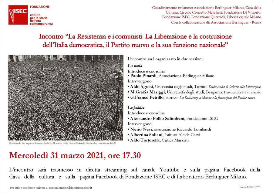 Isec 31 marzo 2021